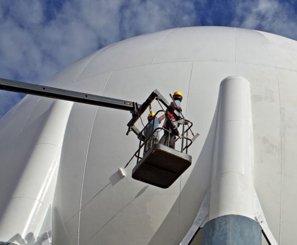 Working at Refinery area